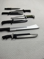 Over Sized Combat Knife 1:12 Scale Weapon Action Figure Accessory Force
