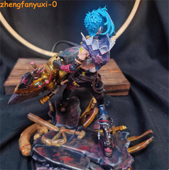 18CM Arcane League of Legends LOL Jinx Statue PVC Figure Model Collectibles Gift