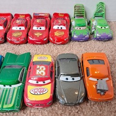Lot Of 18 Disney’s Pixar Cars Die-Cast Racing Toys Mattel Mini Figures