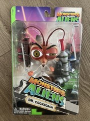 Monsters Vs Aliens Dr. Cockroach Action Figure Toy Quest 2009 Dreamworks