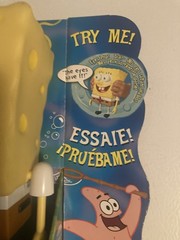 Vintage Nickelodeon Mattel Eye-Poppin’ Talking Spongebob Squarepants. See Desc