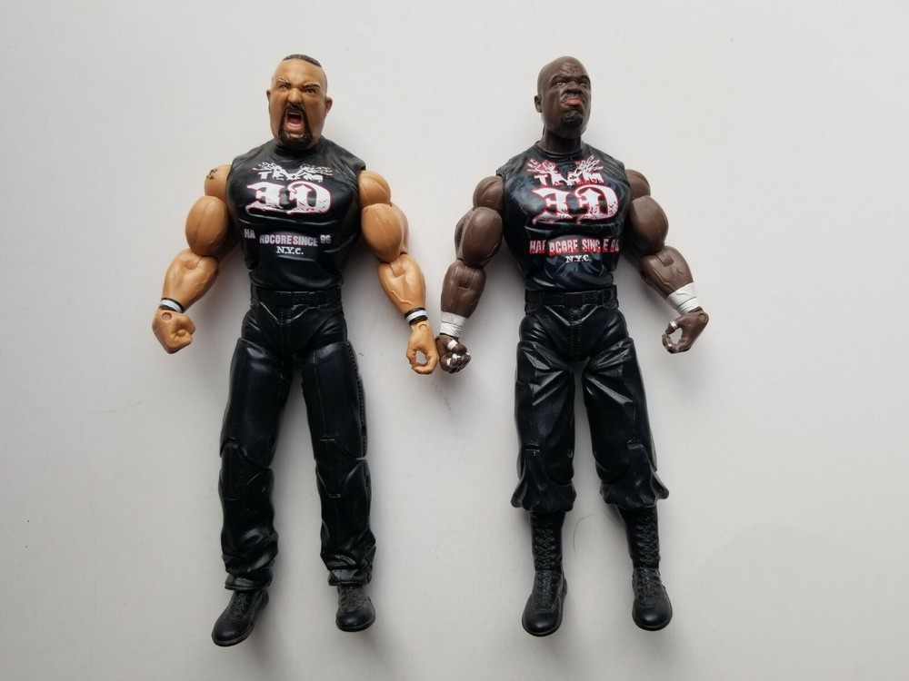 Jakks TNA Deluxe Impact Figure Team 3D Devon Bubba Ray Cross The Line Series 2