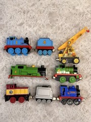 Thomas & Friends Take N Play Lot of 7 Trains Die-Cast Metal