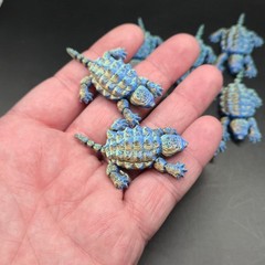 2″ Baby Snapping Turtle Figure 3D Printed Novelty Multi Color – 1PC