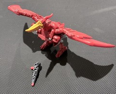 Hasbro Transformers Kingdom Golden Disk Collection Terrorsaur Figure 2021 (used)