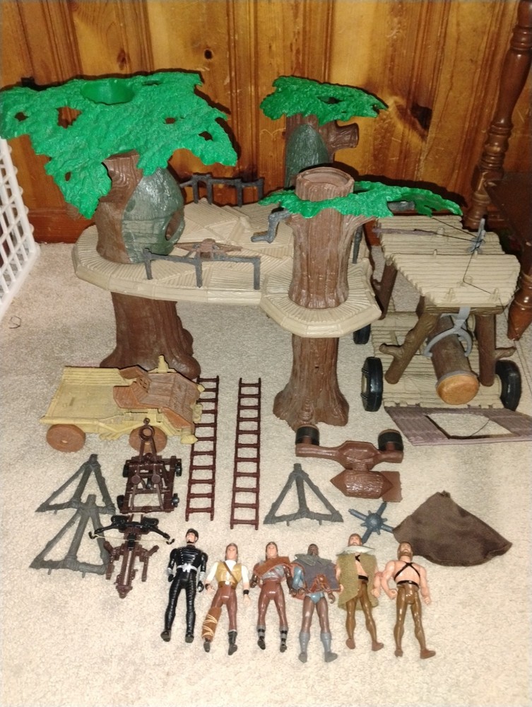 Kenner Robin Hood Prince Of Thieves Sherwood Forest Playset And Loose Figures