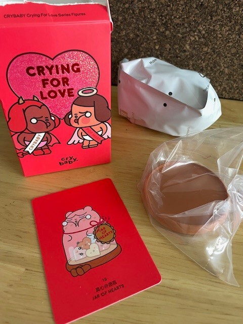 POP MART CRYBABY Crying For Love Blind Box Confirmed Figure – Jar of Hearts