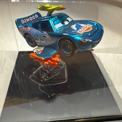 SDCC 2008 Mattel Cars Lightning Storm McQueen Dinoco w/ Case READ