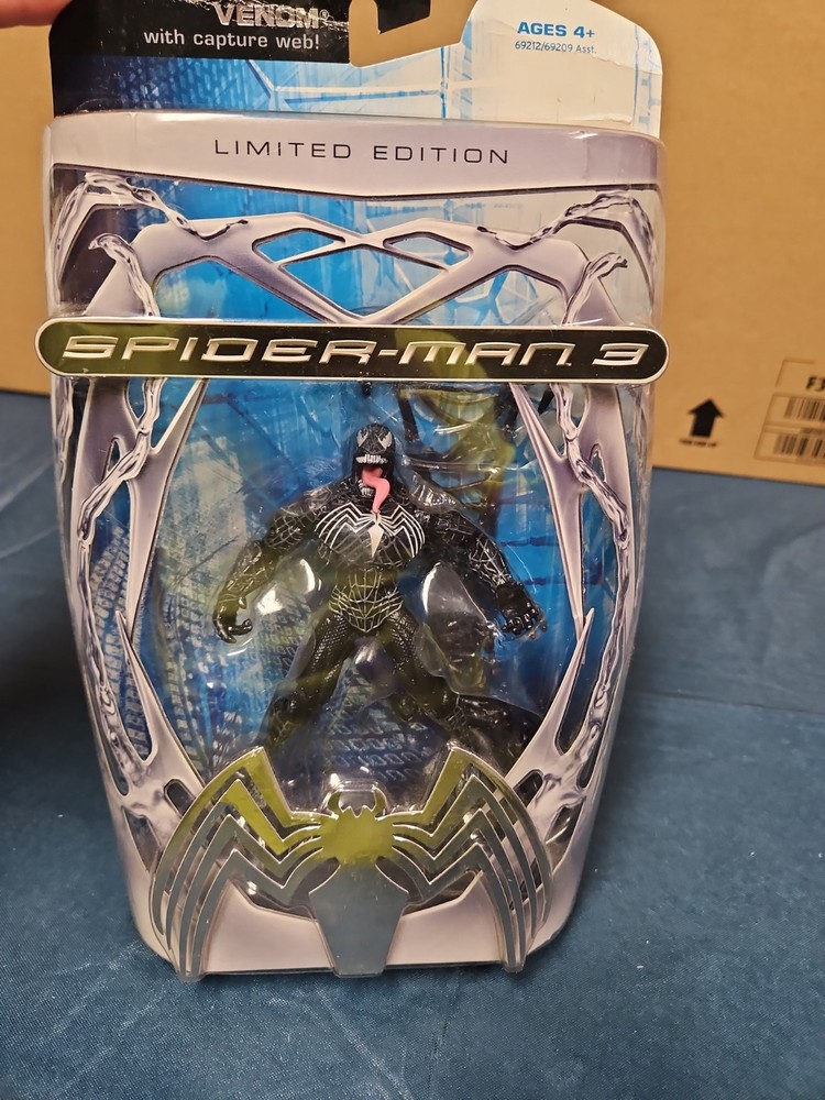 Marvel Spider-Man 3 Venom Action Figure Limited Edition Movie MOC Sealed Black S