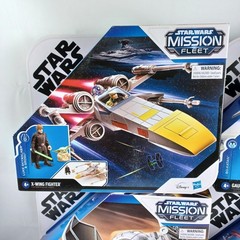 Star Wars Mission Fleet lot of 4. Tie Advanced / X-Wing / Delta-7 / Gauntlet
