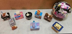 Shopkins Real Littles Lot of 8 PLUS 1 LOL Surprises Re-Mix Unopened Fan Club
