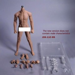 JIAOU DOLL 1/6 Seamless Male Body Doll Male Figure Fit 12″ Phicen Hot Toys