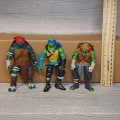 Teenage Mutant Ninja Turtles 2010s Movies Action Figures Lot Of 3 TMNT