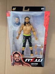 Major League Wrestling Jacob Fatu w/ Barbed Wire Kendo Stick 6″ Figure MLW wwe
