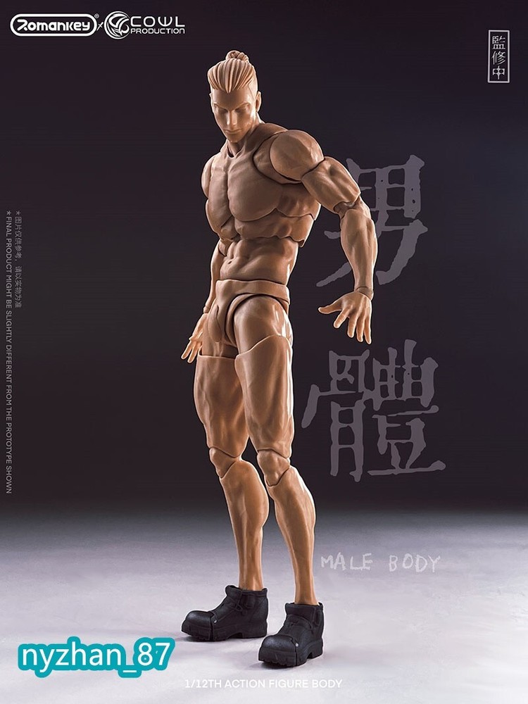 Romankey X COWL 1/12 Yellow Flexible 6″Action Figure Male Strong Joint Body&Head