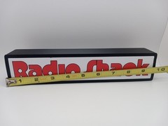Retro Radio Shack logo 10″ lightbox sign retro logo used from 1970s-1980s