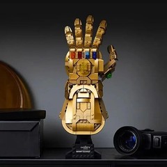 New 32Cm Figure Blocks Bricks Toys Iron Man Nano Gauntlet Thanos Infinity Buildi