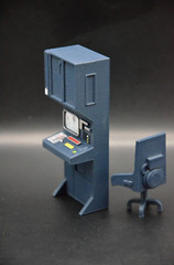 STAR WARS HOTH ECHO BASE COMPUTER AND CHAIR LOT for 3.75 IN figure DIORAMA