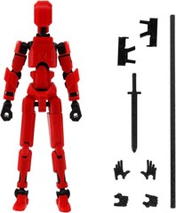 Customizable Nova Titan 13 Figure – Durable Multi-Jointed Action Toy in Red