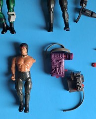 Vintage 1986 Coleco Rambo Force Of Freedom Action Figure lot