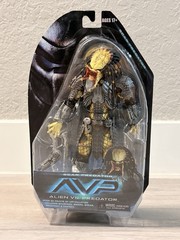 NECA Alien vs Predator Series 14 Unmasked Scar Predator AVP Figure NIP RARE VHTF