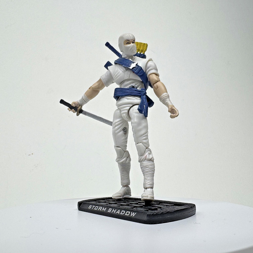 G.I. Joe Storm Shadow V24 25th Anniversary 2008 GI Action Figure 3.75″ 1:18