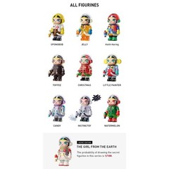 POP MART x Kennyswork Mega Space Molly Series One Confirmed Box Figure Open Box