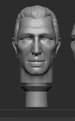 CUSTOM MEGO HUMPHREY BOGART HEAD for 8 INCH FIGURE FTC CTVT EMCE 1/9 (Z144)
