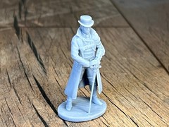 Action Figure Steampunk Evilman fantasy toy 60mm Resin Figure