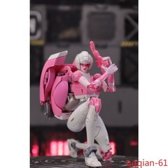 Arcee Robot Action Figure Toy New Christmas Birthday Gift Pink Desk Decoration