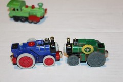 Lot Of 4 Engines Thomas The Train Die Cast Metal Plastic Magnetic Fergus Trevor