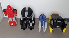 Mighty Morphing Power Rangers 1995 Deluxe Ninja Megazord Action Figure