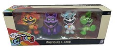 Poppy Playtime Smiling Critters Minifigure 4-Pack Dogday Catnip Hoppy Craftycorn