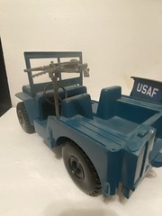 GI JOE 1960S/70S EMPIRE USA AIR FORCE JEEP/TRAILER WITH EQUIPMENT