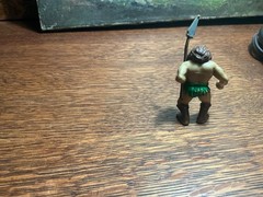 Caveman Warrior with Spear 1987 HG Toys Vintage PVC Figure 2.5″