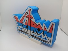 Retro Voltron Light box sign for collection display