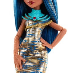 Monster High, Articulating Cleo Doll with Gold Dress and Accessories, for Ages 4