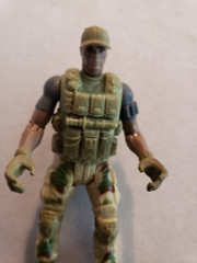 Military Soldier Action Figure Vintage Jointed No Markings