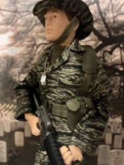 U.S. NAVY SEAL VIETNAM ERA TIGER STRIPE UNIFORM COTSWOLD ELITE BRIGADE 12″
