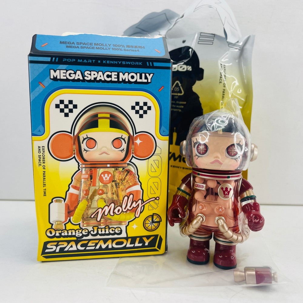 POP MART 100% Mega Space Molly Series 4 Figure Toy Doll – Christmas 2024