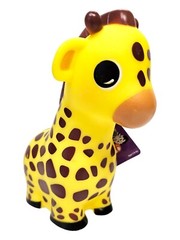 Big Rubber Zoo Animal Collectible Mix (5″-6.5″)Colorful Figures, Elephant, Tiger