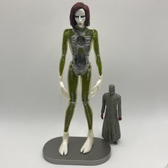 RARE Marilyn Manson Mecanical Animals Action Figure Omega 2 Heads Body Plates