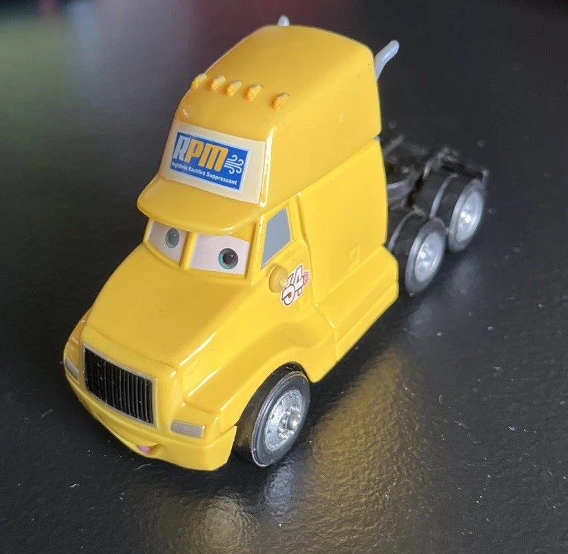 Disney Pixar Cars RPM 64 Semi Truck Hauler Cab
