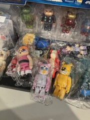 Lot Of Bearbrick 100% Medicom Toy Avengers Hulk Flags Anime Marvel Be@rbrick