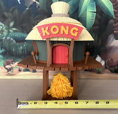 Donkey Kong Country Jungle Tree House Figure Playset; Nintendo Toy; READ