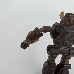Vintage Bend-A-Bots Fighting Robot Warrior Bang Bongg Bendable Marty Toys 1985