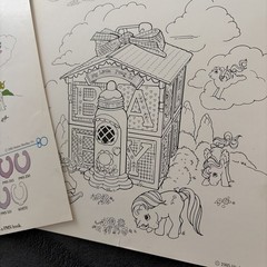 Vtg 1985 My Little Pony G1 Hasbro Lullaby Nursery Press Pre-Prod Style Guide