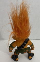 Battle Trolls Sargeant Troll Camouflage Orange Hair Hasbro 1992