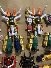 Power Rangers Super Samurai Megazord Lot Bandai Zord Builder Gigazord Parts