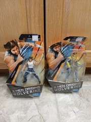 2 New X-Men Origins Wolverine Comic Series Action Figures Logan & Maverick 2009